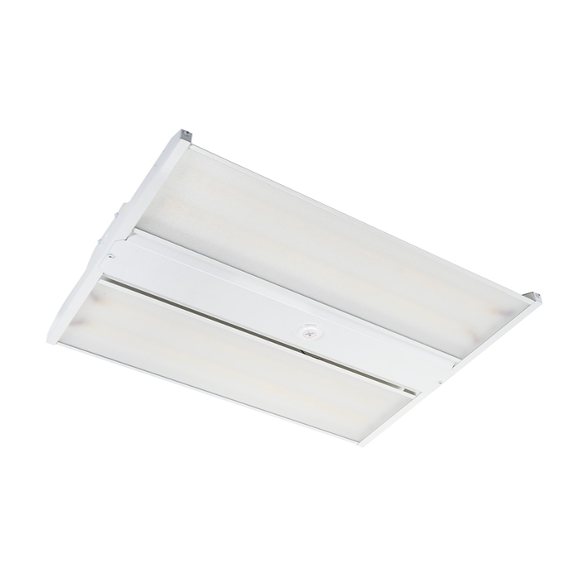 115W LED Highbay, 1.5ft Long, 120-277V Input, Frosted Lens, 5000K, 0-10V Dimmable, Premium Series, Generation 2