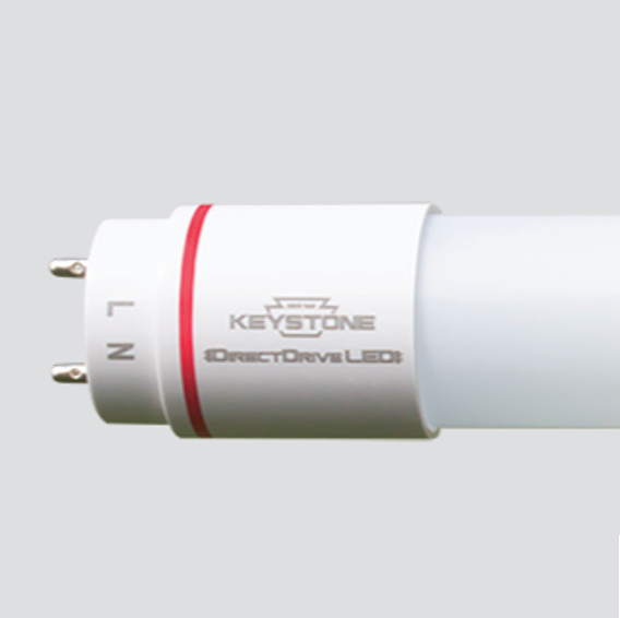 7W LED T8 Tube, Shatter-Proof Coated Glass, 120-277V Input, 2, 4000K, Direct Drive (Pack of 25)