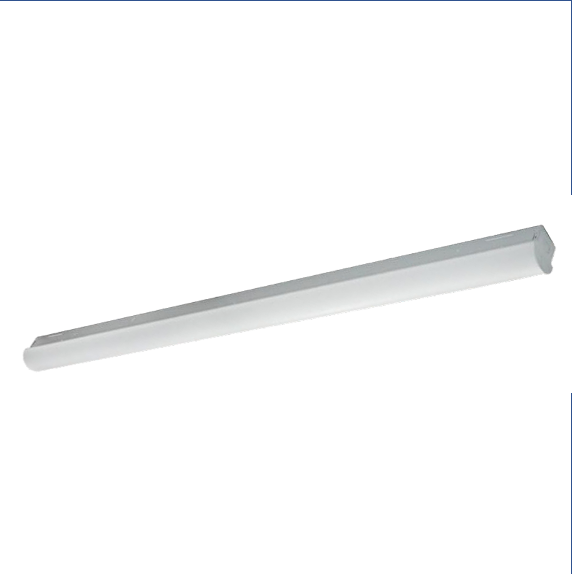 4ft Microstrip Fixture feat. Power Select & Color Select, 44/28/18W, 120-277V Input, 3500/4000/5000K, Frosted Lens, 0-10V Dimming