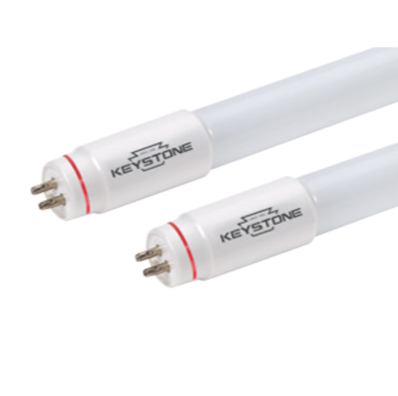 13W LED T5 Tube, Shatter-Proof Coated Glass, Ballast Compatible, 4, 4000K, SmartDrive (Pack of 25)