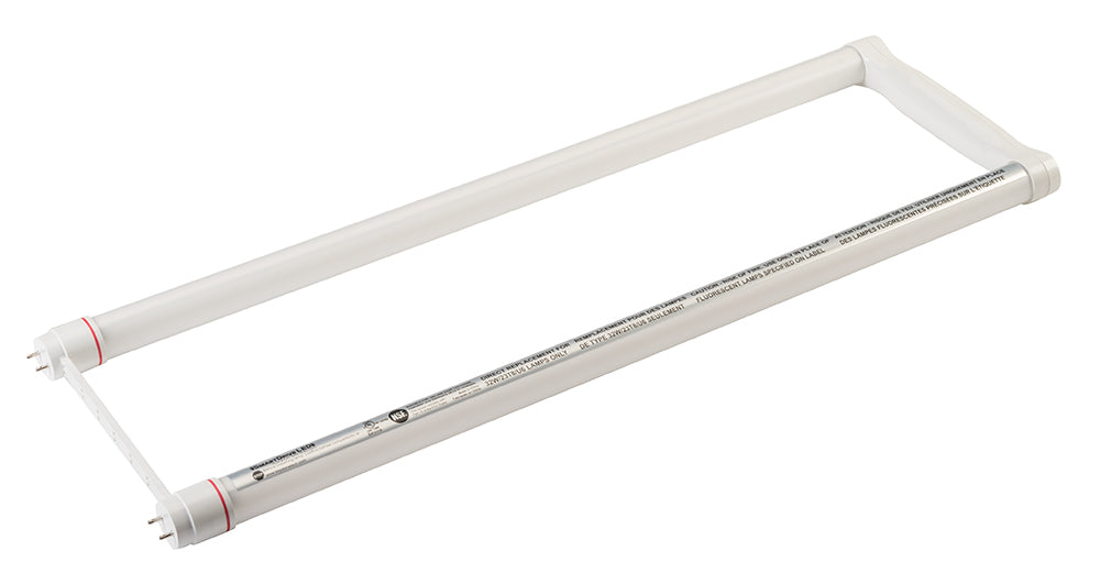15W LED T8 Tube, Shatter-Proof Coated Glass, Ballast Compatible, 6" U-Bend, 4000K, 12 pcs Carton, Carton Pack (Pack of 12)